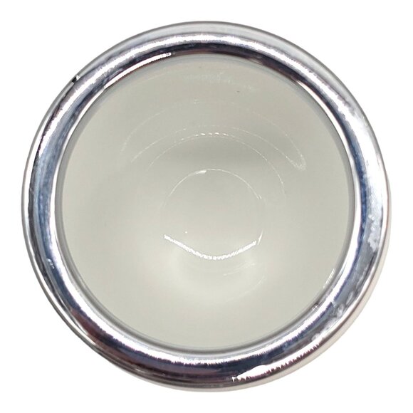 Royal Worcester Birds Egg Coddler Porcelain With Chrome Lid 3.5" Made in England - Picture 6 of 11